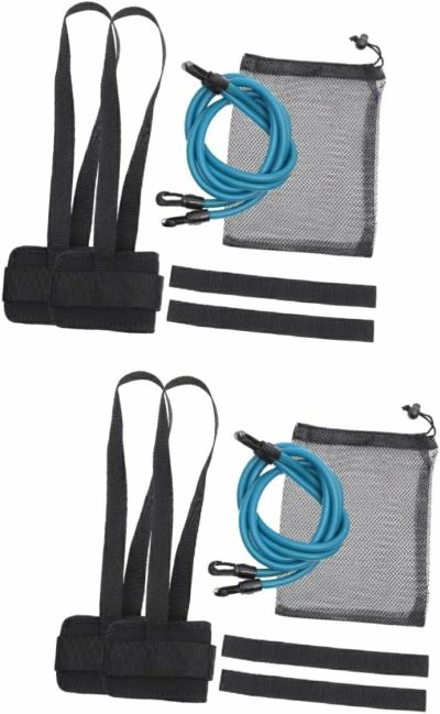 Attrezzatura per l’allenamento  |  Yardwe 2 Set di Attrezzatura per Allenamento in Piscina, Bande di Resistenza per Piscina, Accessori per Nuoto, Cintura di Tether per Nuoto, Cintura di Resistenza per Nuoto, Accessori per Giocattoli da Nuoto, Tubo di Lattice Galleggiante, Portatile. Attrezzatura per l'allenamento Attrezzatura per l'allenamento