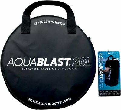 Borse per attrezzature  |  Aquablast Borsa da Fitness Portatile e da Pugilato per Piscine per un Allenamento Completo del Corpo a Basso Impatto Utilizzando Resistenza all’Acqua e Peso; Si Monta in 30 Secondi e Puoi Portarlo Ovunque. Borse per attrezzature Borse per attrezzature