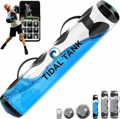 Borse per attrezzature  |  Tubo – Sacco di Sabbia Alternativo da 3 a 7 Libbre – Sacco Regolabile Aqua e Sacco di Potenza con Acqua – Dispositivo per Core e Equilibrio – Attrezzatura Fitness Portatile per Stabilità – App Gratuita per Allenamento Completo del Corpo Borse per attrezzature Borse per attrezzature