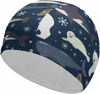 Cuffie da nuoto  |  Cuffia da Nuoto ad Alta Elasticità – Cappello da Nuoto alla Moda – Cuffia Impermeabile e Confortevole per il Bagno Cuffie da nuoto Cuffie da nuoto