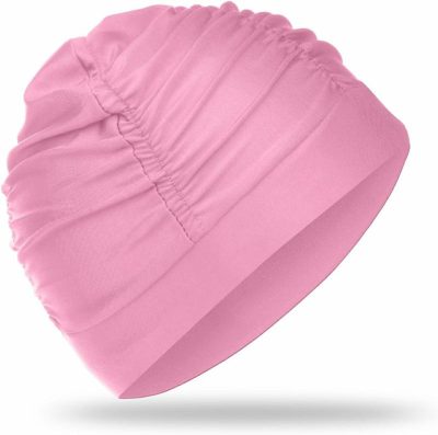 Cuffie da nuoto  |  Cuffie da Nuoto, Cuffia da Nuoto in Tessuto di Nylon Extra Large, Cuffie da Nuoto Elastiche e Confortevoli per Uomini con Capelli Lunghi e Spessi, Mantieni il Tuo Stile! Cuffie da nuoto Cuffie da nuoto