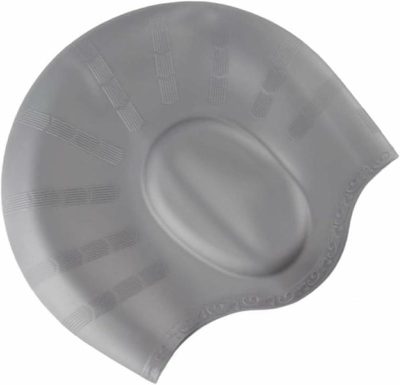 Cuffie da nuoto  |  Cuffie da Nuoto Unisex con Protezione 3D per Orecchie, Cappelli da Nuoto in Silicone Flessibile e Durevole, Cuffia da Nuoto in Silicone Hydroshield Pro – Vestibilità Universale per Uomini e Donne (Grigio) Cuffie da nuoto Cuffie da nuoto