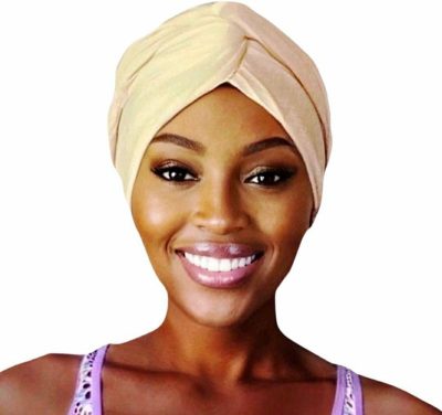 Cuffie da nuoto  |  Turbante da nuoto impermeabile, mantiene i capelli asciutti, protezione naturale per i capelli, piscine, acqua salata, raggi UV, antiscivolo, cuffia da nuoto, cuffia da bagno, fodera in silicone impermeabile. Cuffie da nuoto Beige