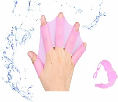 Guanti acquatici  |  Guanti da nuoto in silicone, pinne da nuoto, attrezzatura per il nuoto, pinne con palmo a mano a forma di rana, guanti palmate per allenamento acquatico, resistenza all’acqua, fitness, pagaia, aerobica, snorkeling per uomini. Guanti acquatici Guanti acquatici