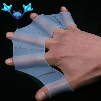 Guanti acquatici  |  Pinne in silicone, pinne a mano webbed, guanti da allenamento, dita, palmo della mano, pinne webbed, guanti da allenamento, resistenza all’acqua, sport acquatici, guanti da nuoto, guanti acquatici. Guanti acquatici Guanti acquatici