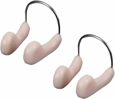 Pinze per il naso  |  2 Pezzi Clip per il Naso per Apnea, Protezione per il Naso in Silicone, Accessori Protettivi, Stud per il Naso in Metallo, Pinza per il Naso per Nuoto, Tappi per il Naso per Nuoto, Fermagli per il Naso per Nuoto. Pinze per il naso Immagine 1