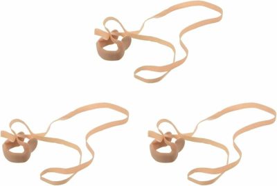 Pinze per il naso  |  3X Clip Nasale Protettivo in Gomma Elastica Beige per Nuoto Pinze per il naso Pinze per il naso