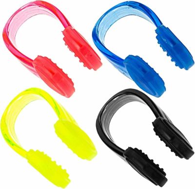 Pinze per il naso  |  Hanabass 12 Pezzi Tappi per Il Naso da Nuoto in Silicone, Clip per Il Naso da Nuoto, Accessori per Nuoto, Tappi per Il Naso per Bambini e Adulti (Multicolore) Pinze per il naso Pinze per il naso