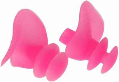 Tappi per le orecchie  |  1 Paio di Tappi per Orecchie per Adulti Tappi per Orecchie per Nuoto Tappi per Orecchie in Silicone Impermeabili Tappi per Orecchie per Immersioni Protettori per Orecchie per Nuoto Tappi per le orecchie Rosa