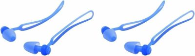 Tappi per le orecchie  |  2 Paia di Tappi per Orecchie per Nuoto, Tappi per Orecchie Impermeabili, Tappi per Orecchie in Silicone, Tappi per Orecchie Subacquei Tappi per le orecchie Blu