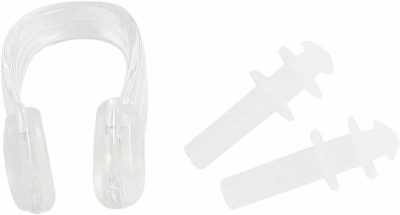 Tappi per le orecchie  |  Set di tappi per le orecchie in silicone trasparente + clip finale per nuotare (Id: 1D1 82D 5Ea 852 Fac) Tappi per le orecchie Colori multipli