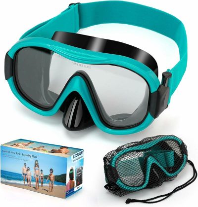 Pinze per il naso  |  Maschera da Snorkeling e Occhialini da Nuoto per Adulti, Maschera da Sub con Cinghia Elastico Regolabile in Maglia, Vetro Temperato con Maschera Panoramica per Immersioni e Snorkeling per Adulti Pinze per il naso Pinze per il naso