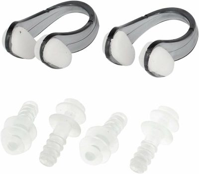 Tappi per le orecchie  |  2 Set di Clip Finali per Nuoto in Silicone Morbido + Tappi per Le Orecchie Trasparenti (Id: 111 5Ac 7B4 362 F4, Piccolo) Tappi per le orecchie Tappi per le orecchie