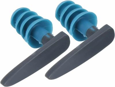 Tappi per le orecchie  |  Tappi per le orecchie per nuotare, tappi per le orecchie per nuotatori, attrezzatura per il nuoto, 2 pezzi di tappi per le orecchie professionali in silicone elastico impermeabile. Tappi per le orecchie Tappi per le orecchie